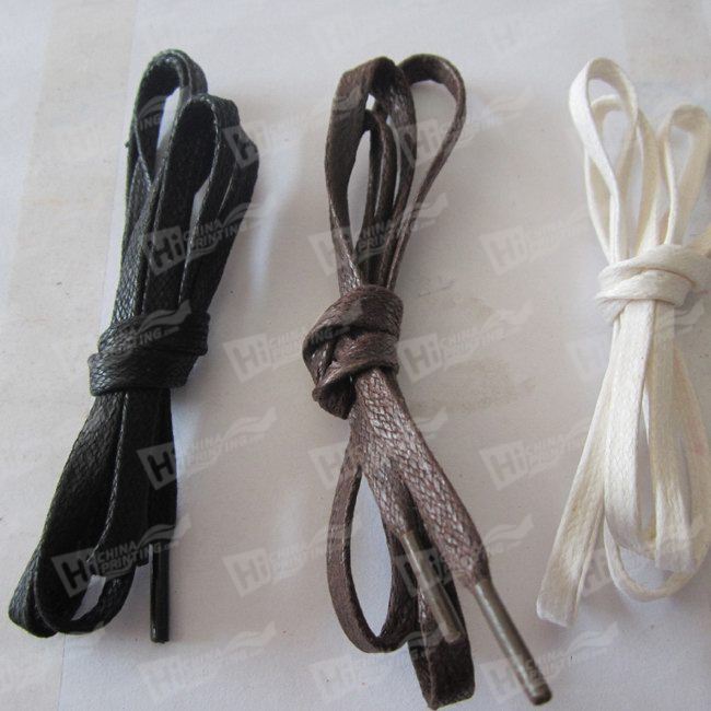 Custom Waxing Waterproof Shoelaces