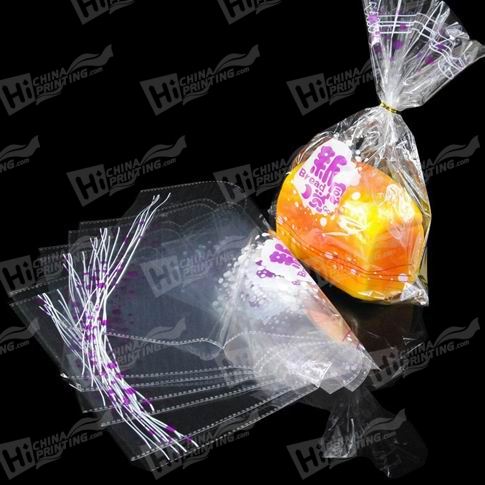 Frosting Clear Plastic Bags Printing