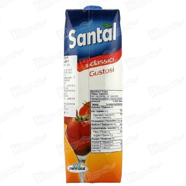 Fruit Juice Package Printing