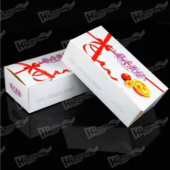 Portuguese Egg Custard Tarts Box Printing