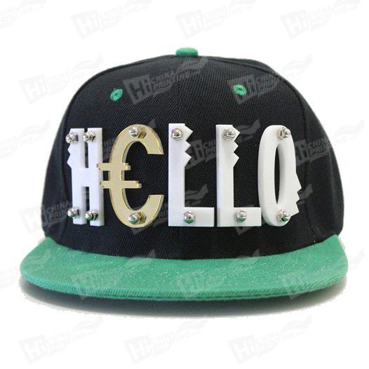 Snapback Hat With Custom Acrylic Logo