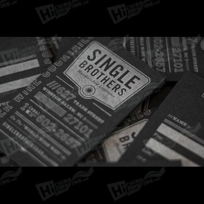 Black Paper Card Printing