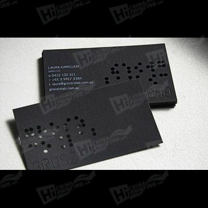 Black Paper Card Printing