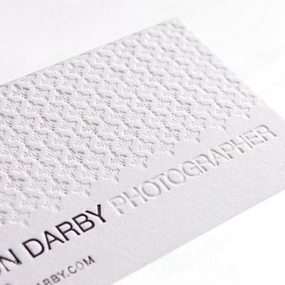 Debossed Business Cards Printing