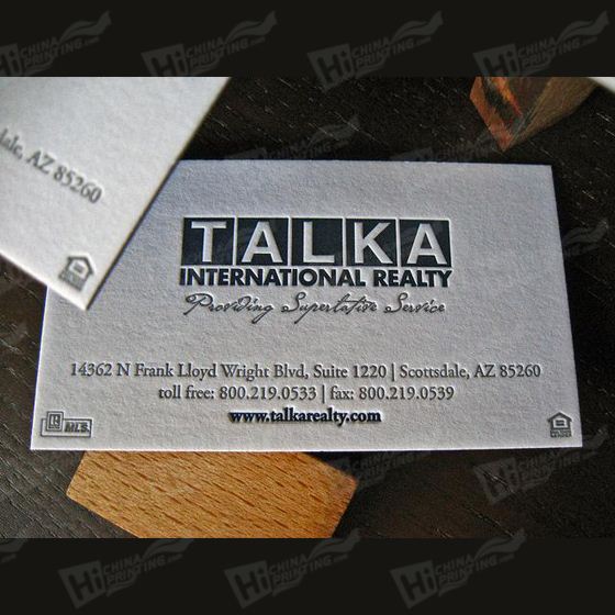 Debossed Business Cards Printing