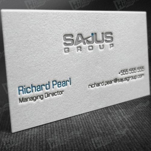 Embossing Name Card Printing