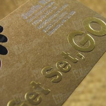 Fabulous Gold Stamping Card Printing