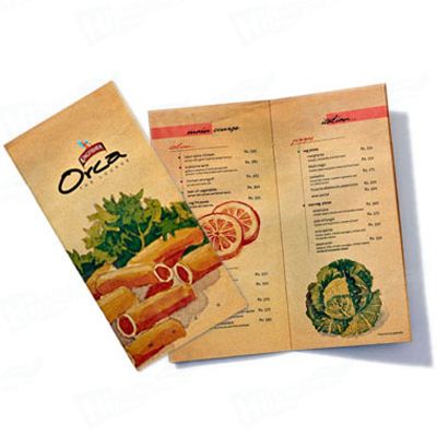 Menu Cards Printing