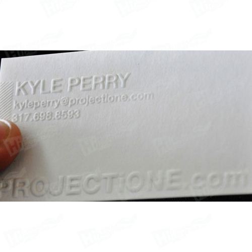 Square Embossing Business Card Printing