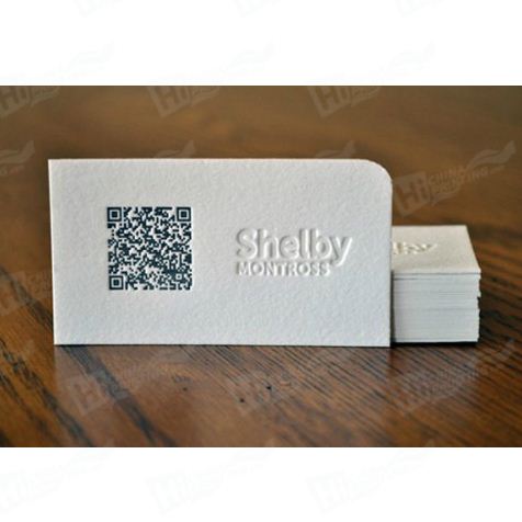 Square Embossing Business Card Printing