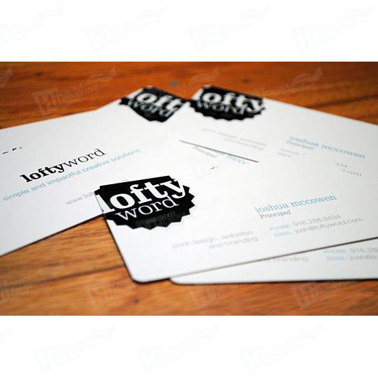 Unique Offset Printing Paper Card In Black Or White