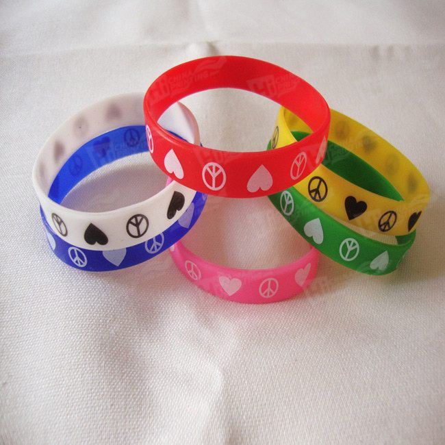 Custom Silicone Bracelets Printing