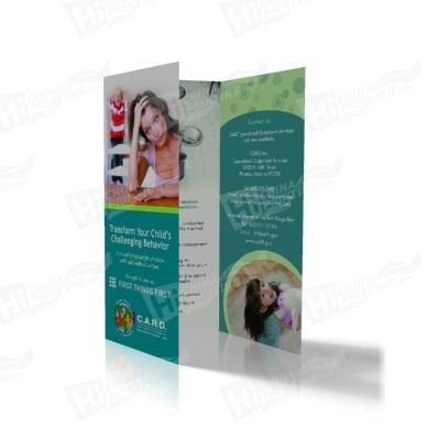 Z-Folded Brochures Printing