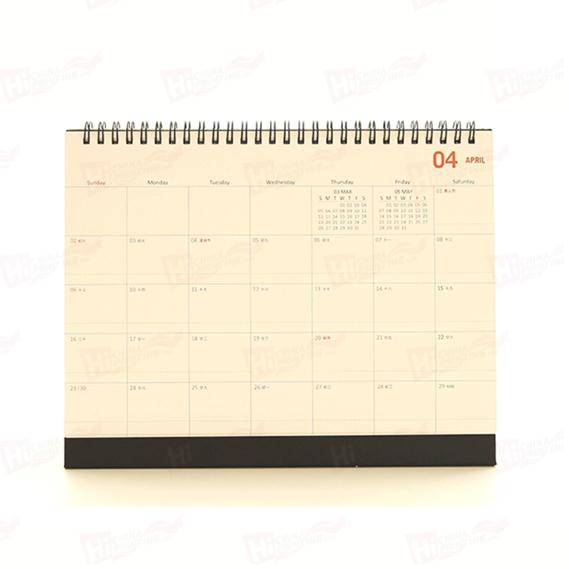 Custom Printed Handmade Paper Calendar With CMYK Printing