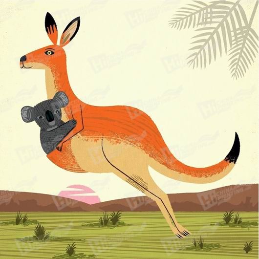 Kangaroo Canvas Printing