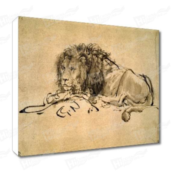 Lion Canvas Printing