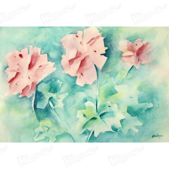 Pink Flower Canvas Printing