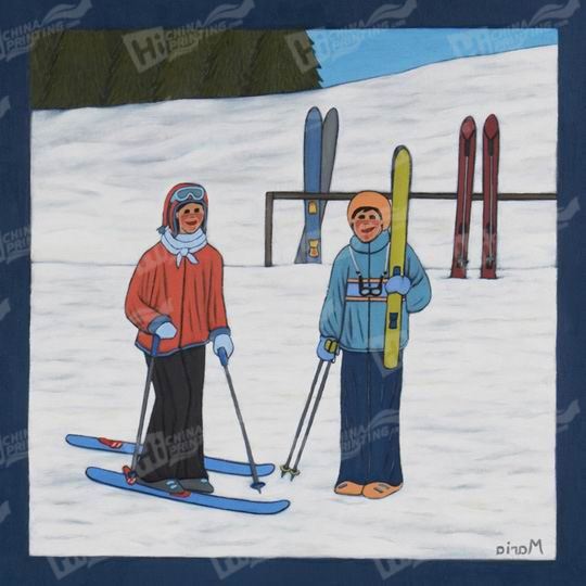 Skiing Canvas Printing