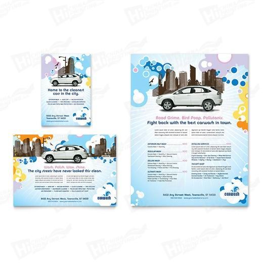 Car Wash Flyers Printing