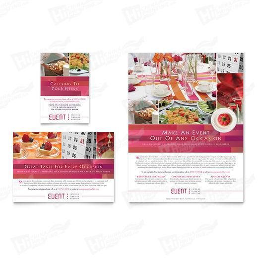 Corporate Event Planner & Caterer Flyers Printing