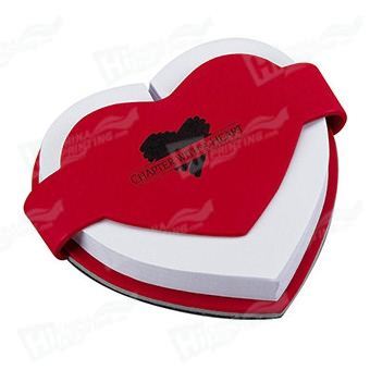 Heart Shaped Notepads Printing