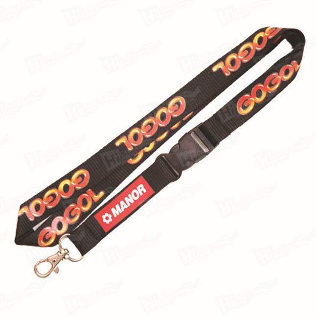 Lanyards With Heat Transfer Printed Logo