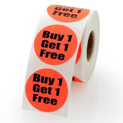 Promotional Full Color Price Tag Paper Stickers Printing