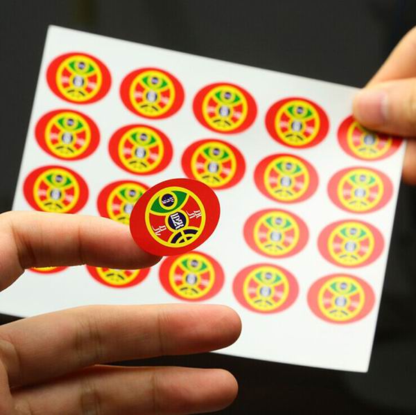 Self-adhesive Paper Stickers In Sheet