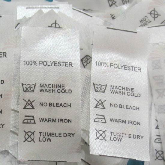 Woven Wash Care Labels Printing